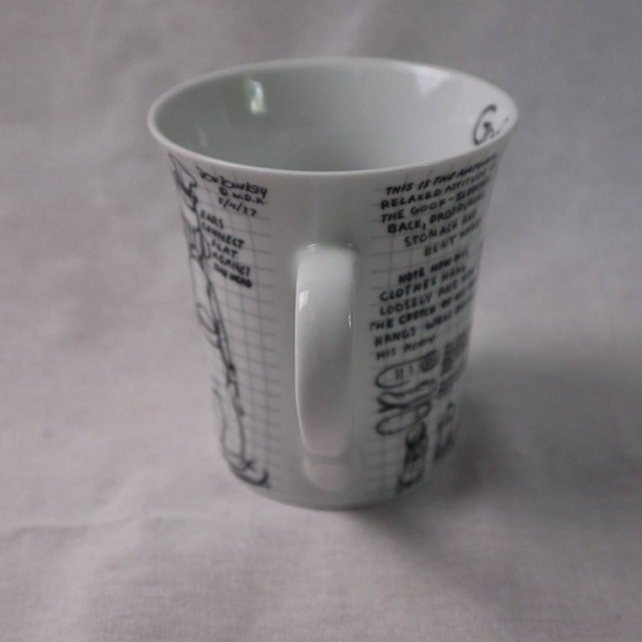 Vintage Disney Sketchbook Goofy Mug 2008 Coffee Cup Disney Collectible Ceramic - Picture 6 of 6